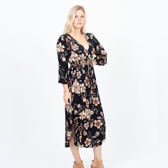 Anthropology saltwater luxe floral dress - Picture 2 of 6
